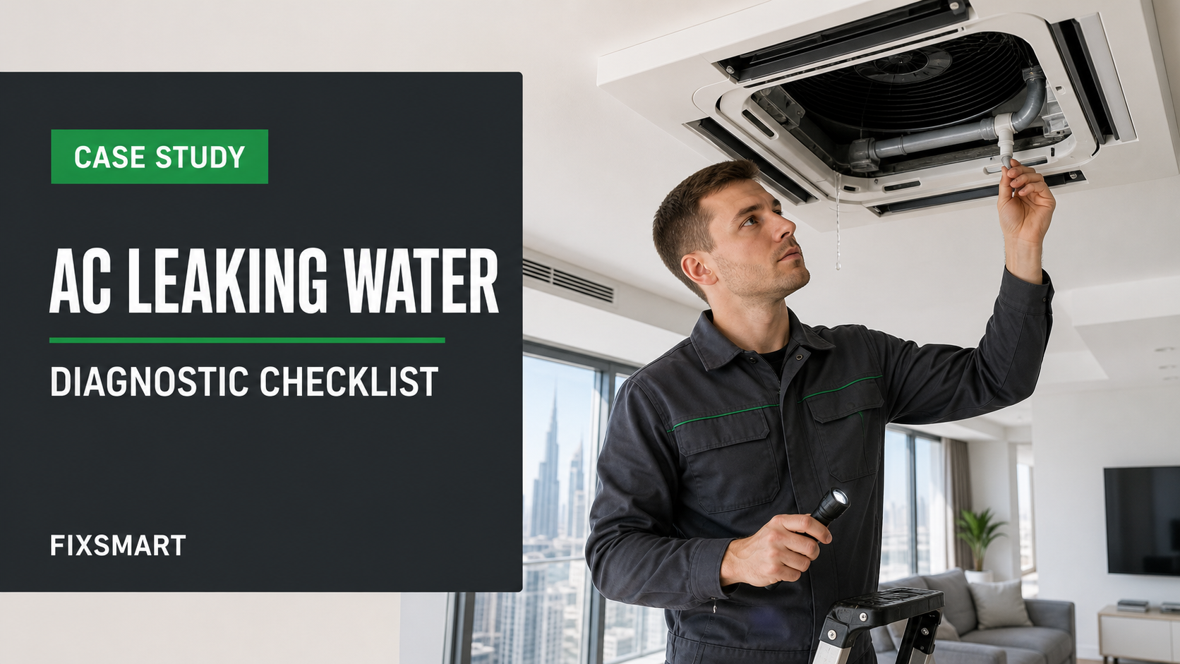 AC Leaking Water in a Dubai Apartment: Diagnostic Case Study
