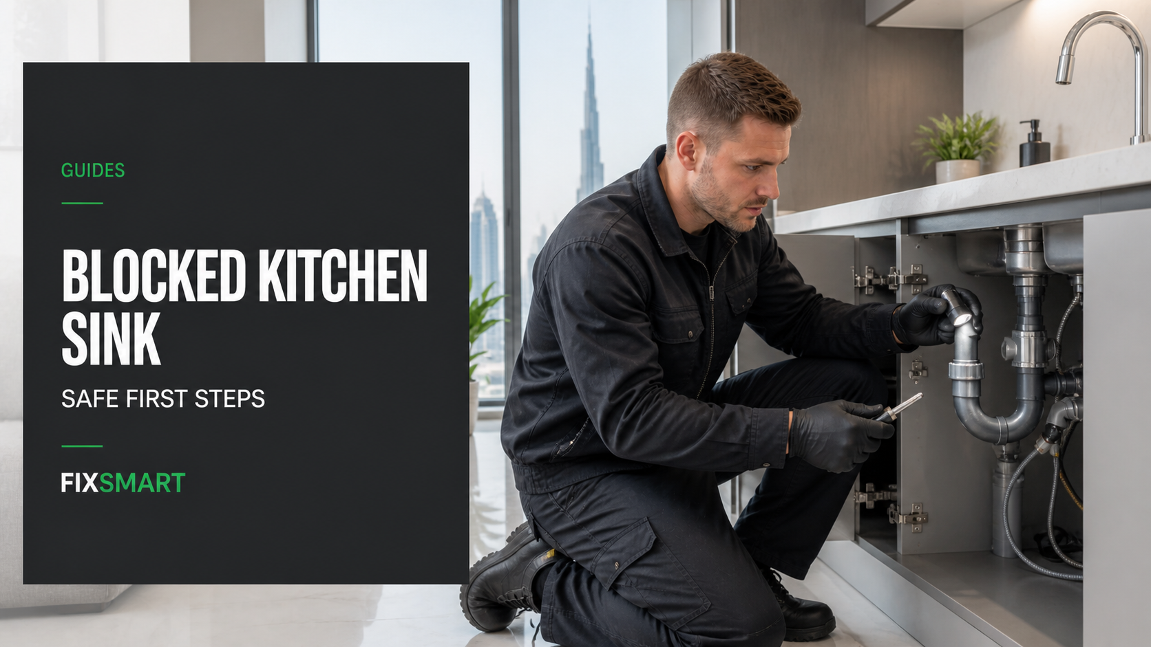 Blocked Kitchen Sink in Dubai: Safe First Steps