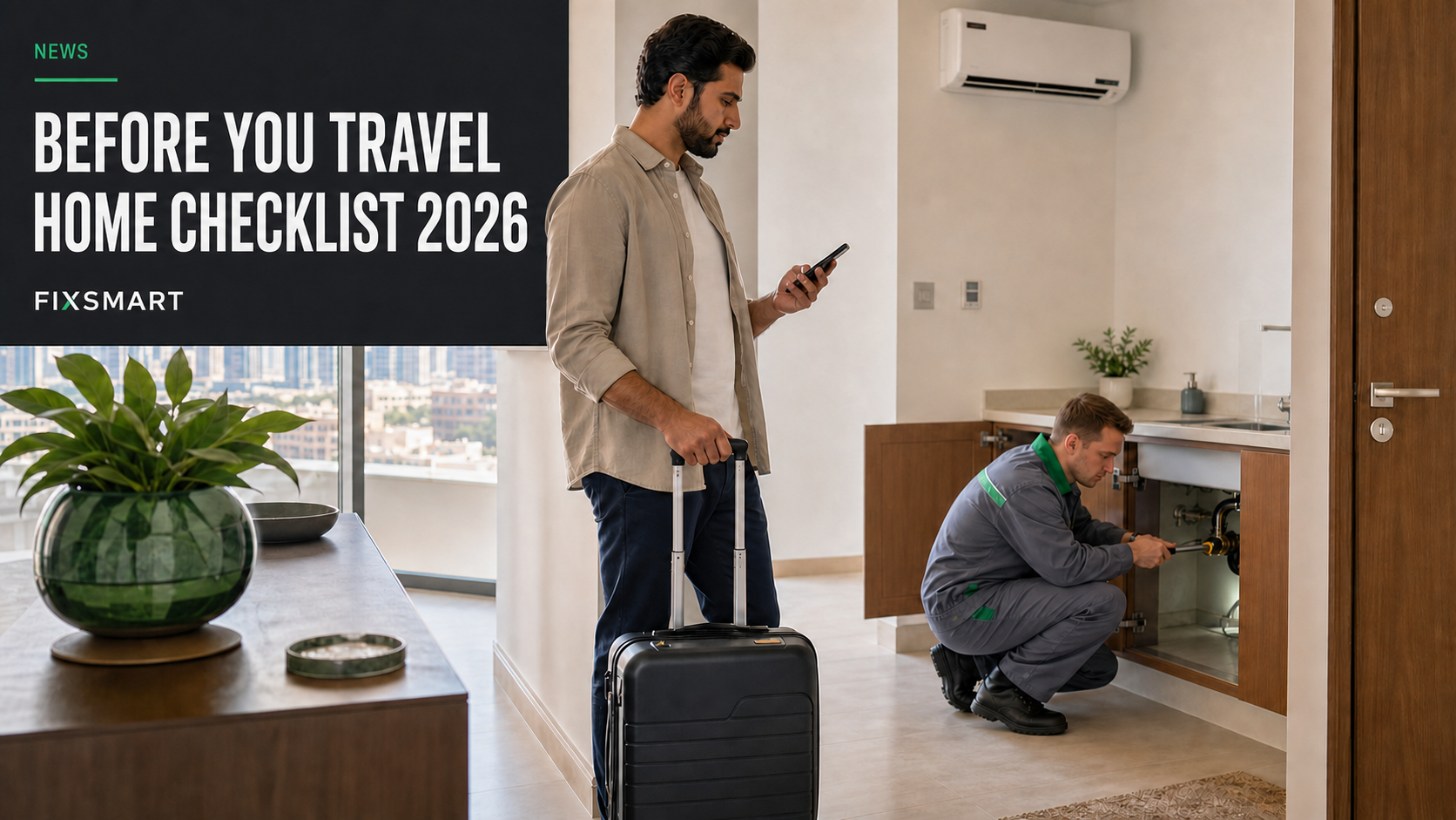 DEWA Summer Travel Checklist 2026: Before Leaving Home