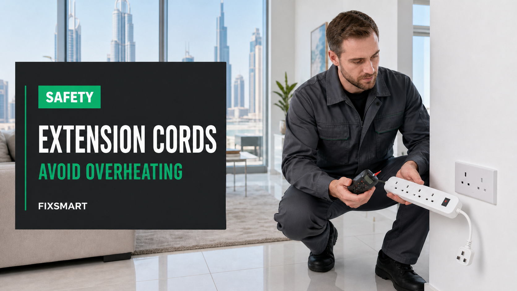 Extension Cords and High-Power Appliances: Dubai Home Safety