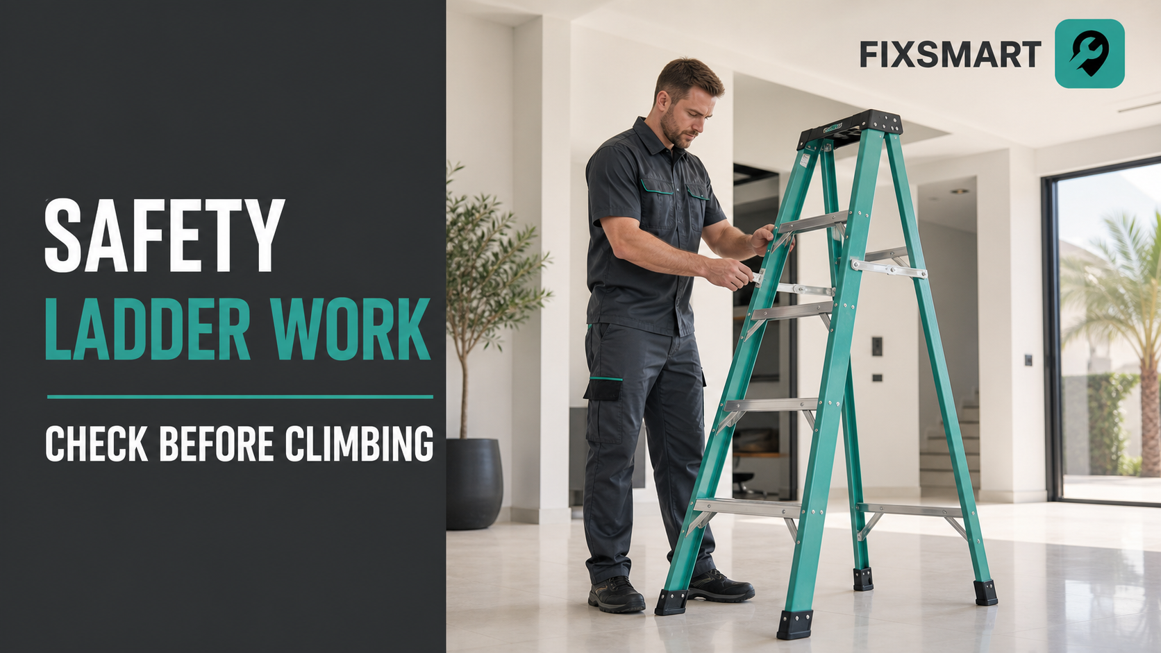 Ladder Safety at Home: What to Check Before Work Starts